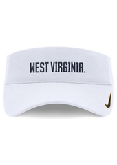 Nike Men's and Women's White West Virginia Mountaineers 2024 Sideline Fit Ace Visor - White