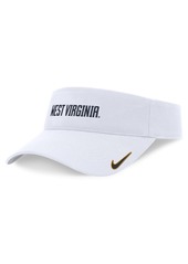 Nike Men's and Women's White West Virginia Mountaineers 2024 Sideline Fit Ace Visor - White