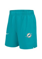 Nike Men's Aqua Miami Dolphins Blitz Victory Performance Shorts - Aqua