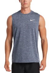 Nike Men's Big & Tall Men's Dri-fit Upf 40+ Heathered Sleeveless Rash Guard - Particle Grey