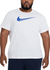 Nike Men's Big & Tall Swoosh Dri-fit Logo Graphic T-Shirt