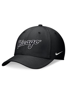 Nike Men's Black Chicago White Sox Primetime Performance SwooshFlex Hat - Black