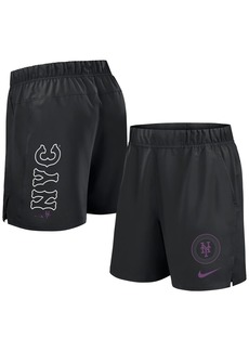 Nike Men's New York Mets 2024 City Connect Woven Victory Performance Shorts - Black