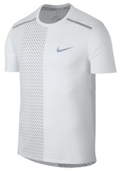 white nike running shirt