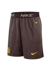 Nike Men's Brown San Diego Padres Authentic Collection Practice Performance Shorts - Brown