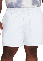 "Nike Men's Club Flow Relaxed-Fit 6"" Drawstring Shorts - Navy"