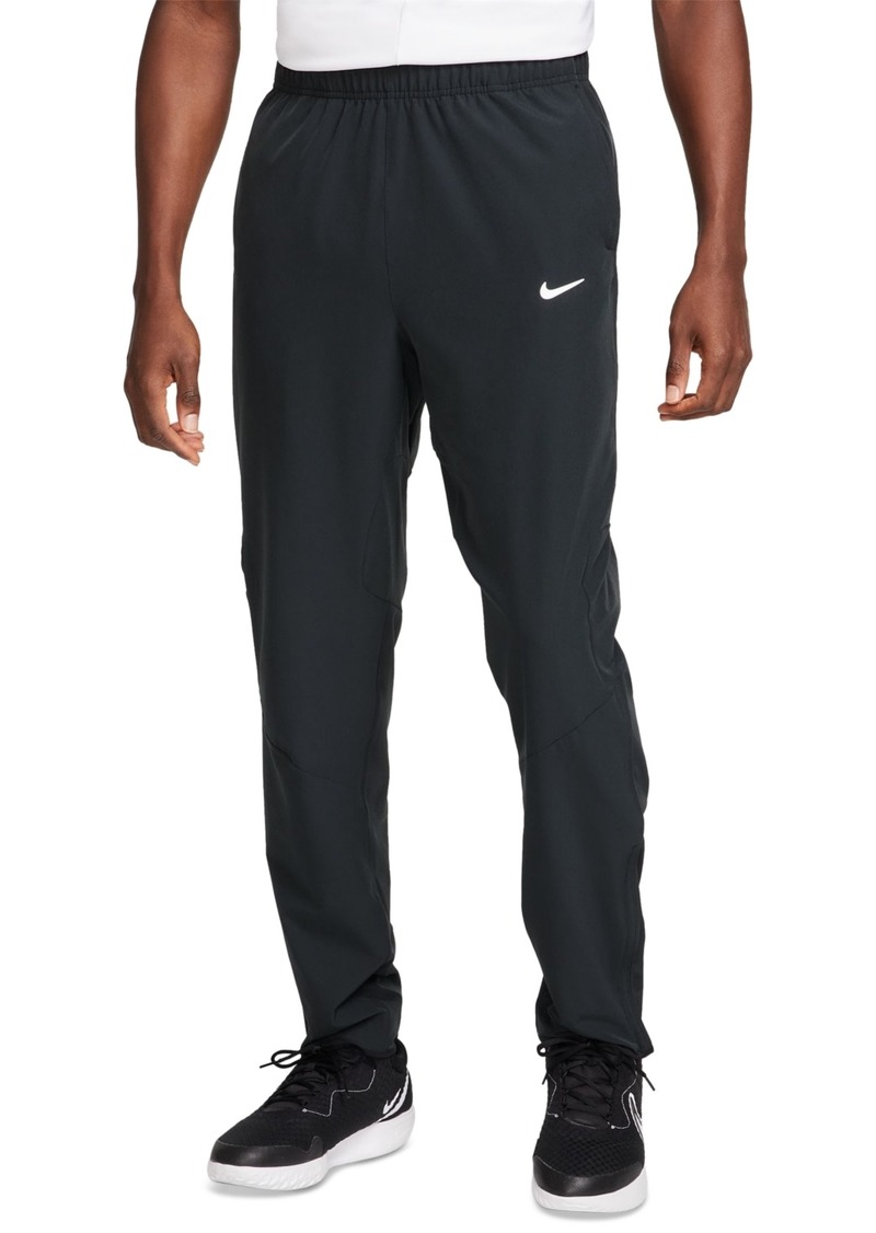 Nike Men's Court Advantage Dri-fit Tennis Training Pants - Black/(white)