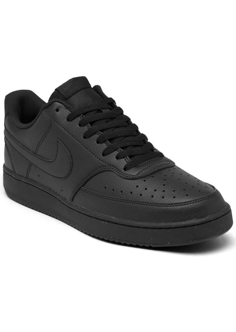 Nike Men's Court Vision Low Next Nature Casual Sneakers from Finish Line - Black