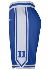 Nike Men's Duke Blue Devils Replica Basketball Road Shorts - RoyalBlue/White