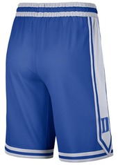 Nike Men's Duke Blue Devils Replica Basketball Road Shorts - RoyalBlue/White