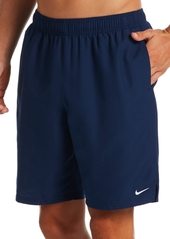 "Nike Men's Big & Tall Essential Lap Dwr Solid 9"" Swim Trunks - University Red"
