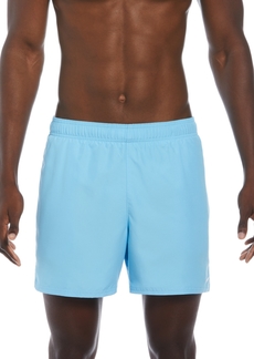 "Nike Men's Essential Lap Solid 5"" Swim Trunks - Aquarius Blue"