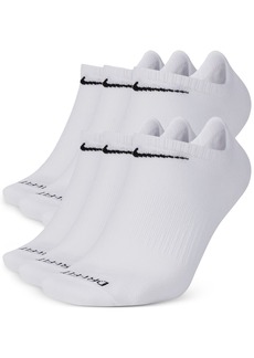 Nike Men's Everyday Plus 6-Pk. Lightweight No-Show Training Socks - White