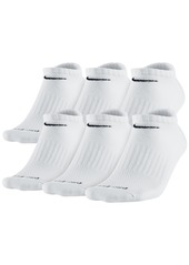 Nike Unisex Everyday Plus Cushioned Training No-Show Socks 6 Pairs - Black