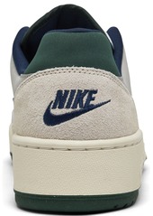 Nike Men's Full Force Low Casual Sneakers from Finish Line - White, Midnight Navy