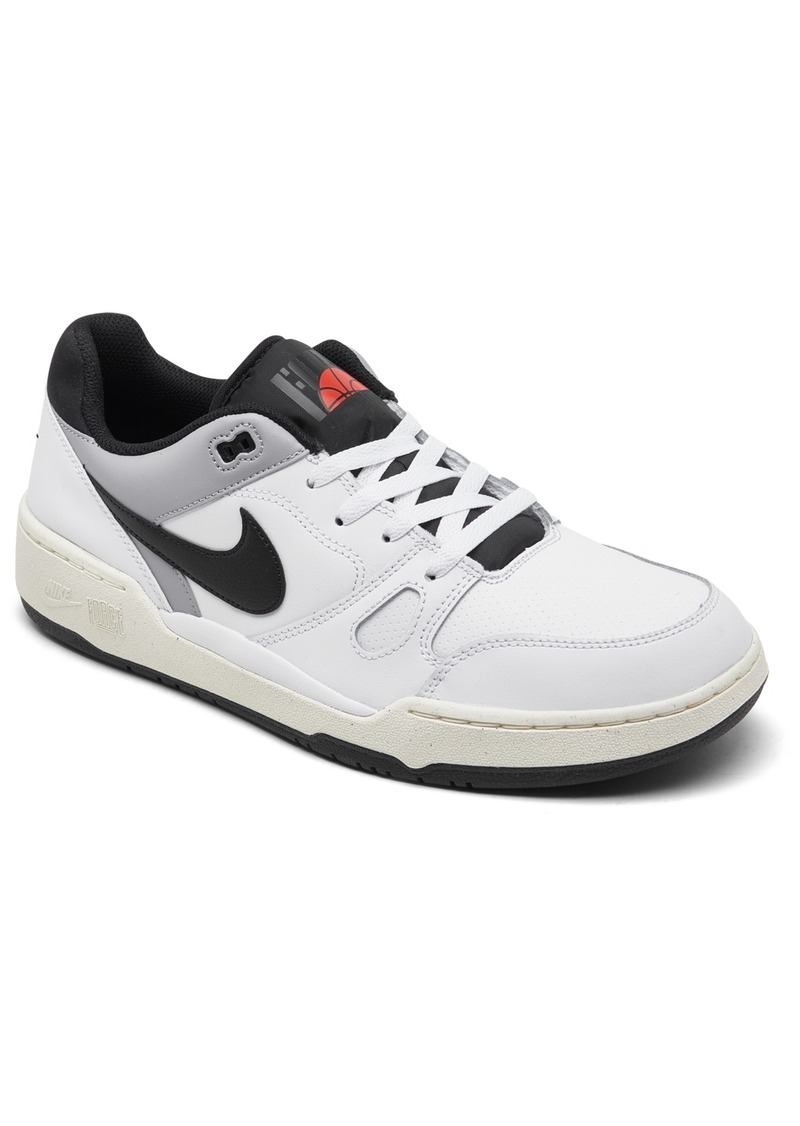 Nike Men's Full Force Low Casual Sneakers from Finish Line - White/black