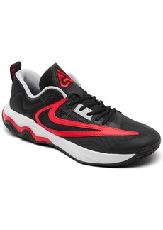 Nike Men's Giannis Immortality 3 Basketball Sneakers from Finish Line - Black, University Red