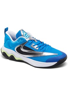 Nike Men's Giannis Immortality 3 Basketball Sneakers from Finish Line - Photo Blue, Black, Silver