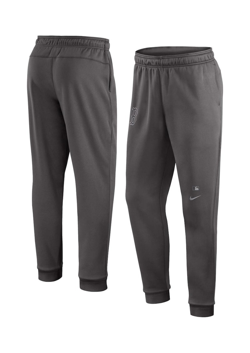 Nike Men's Boston Sox Authentic Collection Travel Player Performance Pants - Charcoal