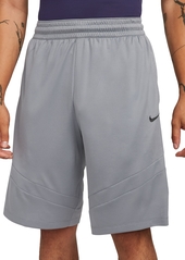 Nike Men's Icon Dri-fit Moisture-Wicking Basketball Shorts - White/white/black