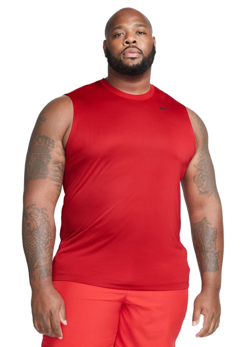 Nike Men's Legend Dri-fit Sleeveless Fitness T-Shirt - Gym Red