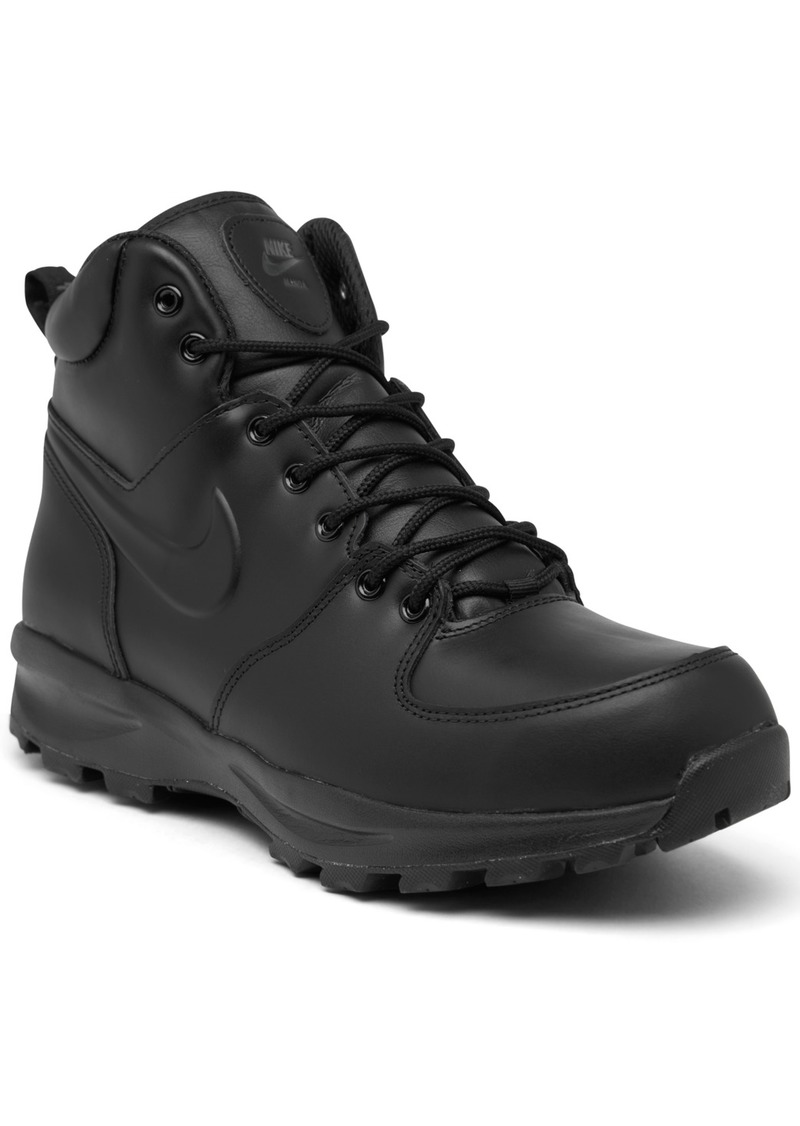 Nike Men's Manoa Leather Boots from Finish Line - Black