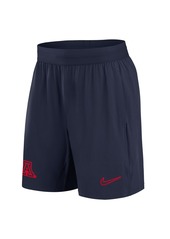 Nike Men's Navy Arizona Wildcats 2024 Sideline Performance Shorts - Navy, Red