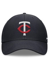 Nike Men's Navy Minnesota Twins Evergreen Club Performance Adjustable Hat - Pitblu/pb