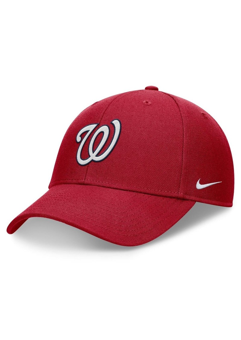 Nike Men's Red Washington Nationals Evergreen Club Performance Adjustable Hat - Red