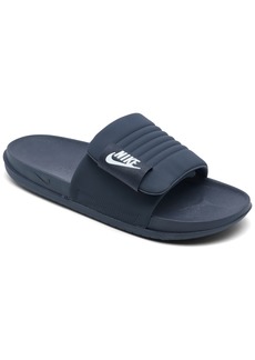 Nike Men's Offcourt Adjust Slide Sandals from Finish Line - Thunder Blue, White
