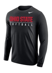 Nike Men's Ohio State Buckeyes Core Softball Long Sleeve T-Shirt