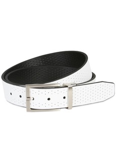 Nike Men's Perforated Reversible Belt - White/black