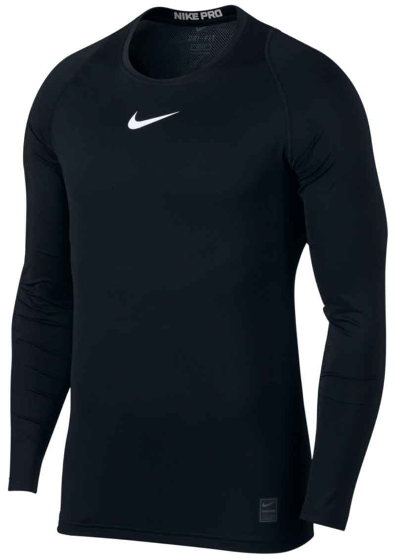 nike men's pro fitted long sleeve training shirt