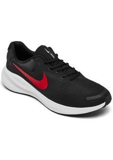 Nike Men's Revolution 7 Running Sneakers from Finish Line - Black, University Red