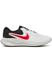 Nike Men's Revolution 7 Running Sneakers from Finish Line - White/Red