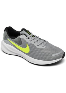 Nike Men's Revolution 7 Running Sneakers from Finish Line - Wolf Gray, Volt
