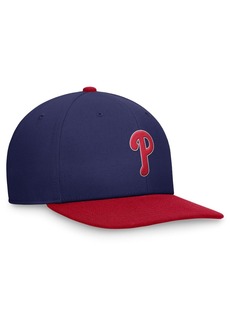 Nike Men's Royal/Red Philadelphia Phillies Evergreen Two-Tone Snapback Hat - Lyblugymrd