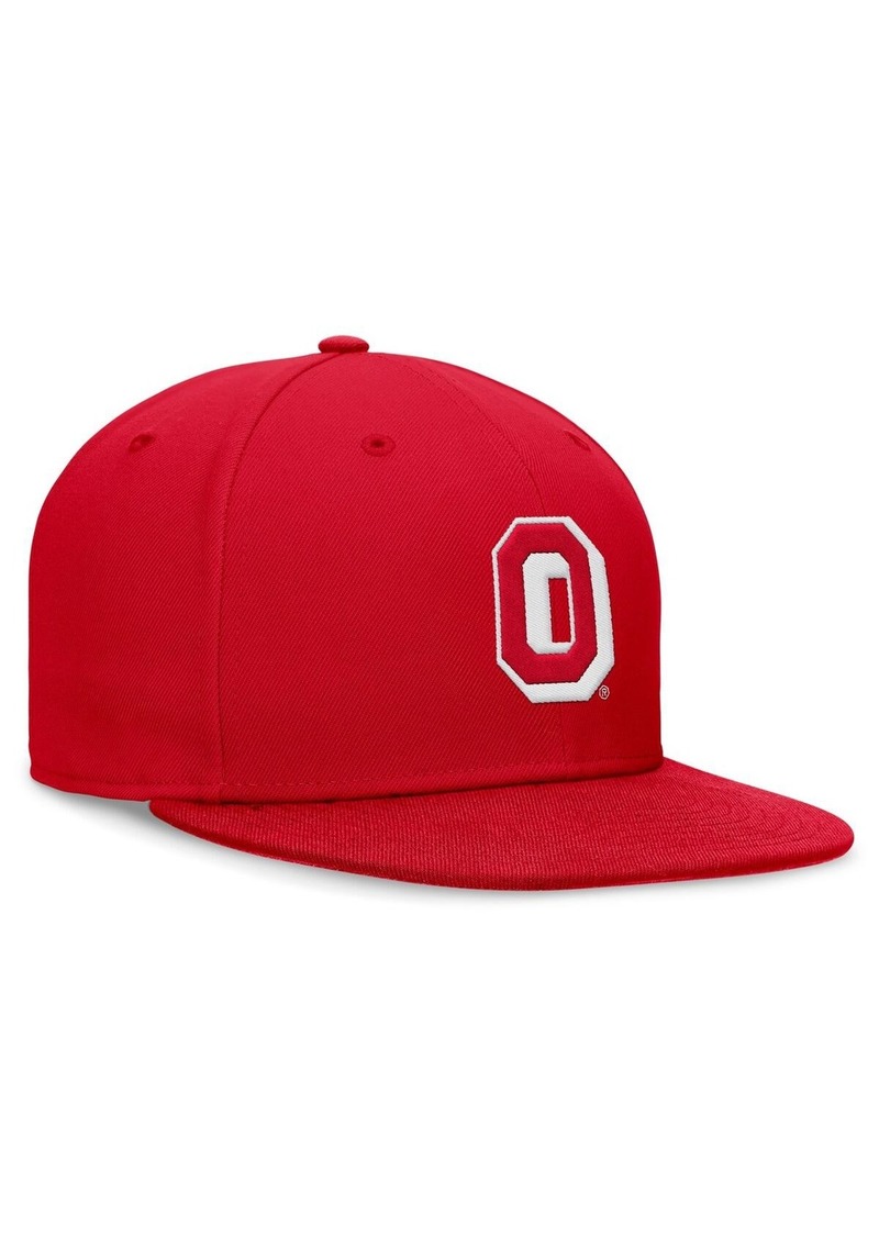 Nike Men's Scarlet Ohio State Buckeyes Legacy True Fitted Hat - Scarlet