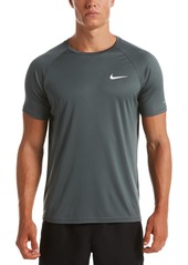Nike Men's Short Sleeve Hydroguard Logo T-Shirt - Aquarius Blue