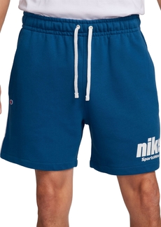 Nike Men's Sportswear Club Fleece Flow French Terry Shorts - Court Blue