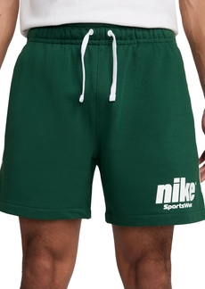 Nike Men's Sportswear Club Fleece Flow French Terry Shorts - Gorge Green