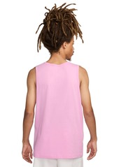 Nike Men's Sportswear Logo Tank Top - Pink Rise