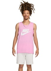 Nike Men's Sportswear Logo Tank Top - Pink Rise