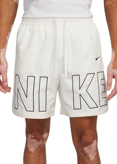 Nike Men's Sportswear Woven Flow Shorts - Sail/black