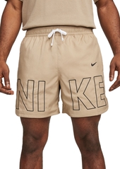 Nike Men's Sportswear Woven Flow Shorts - Khaki/black
