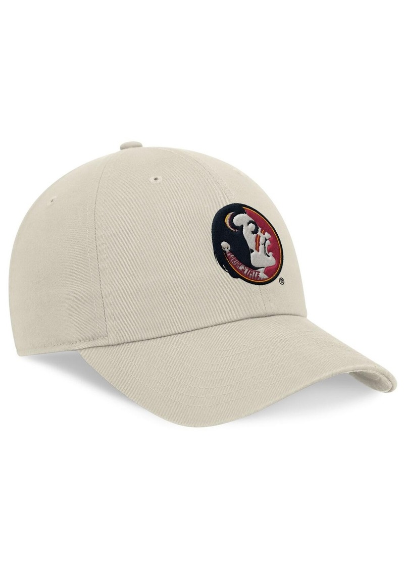 Nike Men's Stone Florida State Seminoles Legacy Club Swoosh Performance AdjustableÂ Hat - Stone