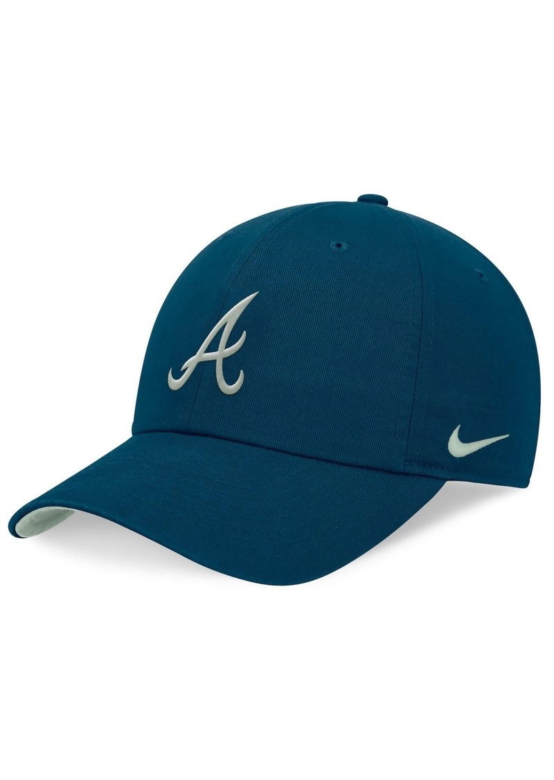 Nike Men's Teal Atlanta Braves Valerian Club Adjustable Hat - Teal