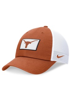 Nike Men's Texas Orange/White Texas Longhorns Primetime Club Trucker Adjustable Hat - Burnt Orange, White