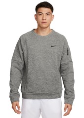 Nike Men's Therma-fit Crewneck Long-Sleeve Fitness Shirt - Black/white