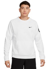 Nike Men's Therma-fit Crewneck Long-Sleeve Fitness Shirt - White/black